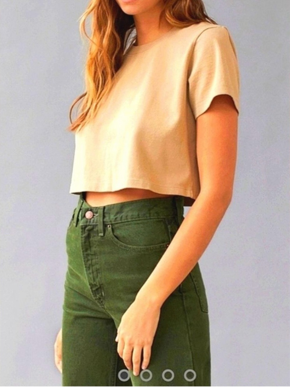 Urban outfitters cotton crop tee black and white